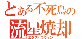 とある不死鳥の流星焼却（エクストラウィン）