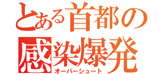 とある首都の感染爆発（オーバーシュート）