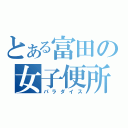 とある富田の女子便所（パラダイス）