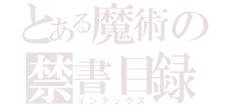 とある魔術の禁書目録（インデックス）