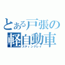 とある戸張の軽自動車（スティングレイ）