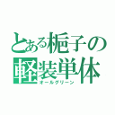 とある梔子の軽装単体（オールグリーン）