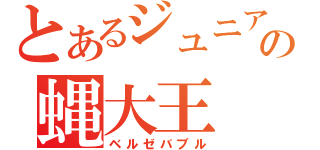 とあるジュニアの蝿大王（ベルゼバブル）