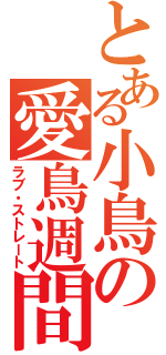 とある小鳥の愛鳥週間（ラブ・ストレート）