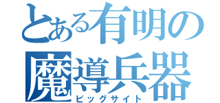 とある有明の魔導兵器（ビッグサイト）