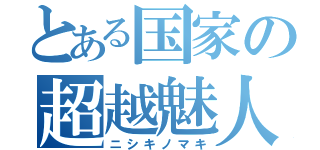 とある国家の超越魅人（ニシキノマキ）