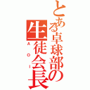 とある卓球部の生徒会長（ＡＯＩ）