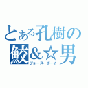 とある孔樹の鮫＆☆男（ジョーズ・ボーイ）