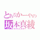 とあるかーやの坂本真綾（さかもとまあや）