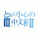 とある小心の田中文彬Ⅱ（ヤンキー）