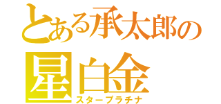 とある承太郎の星白金（スタープラチナ）