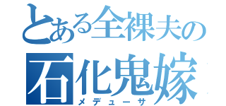 とある全裸夫の石化鬼嫁（メデューサ）