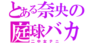 とある奈央の庭球バカ（二中女テニ）