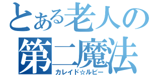 とある老人の第二魔法（カレイド☆ルビー）