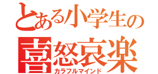 とある小学生の喜怒哀楽♥（カラフルマインド）