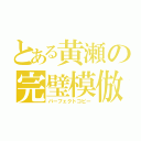 とある黄瀬の完璧模倣（パーフェクトコピー）