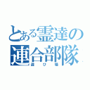 とある霊達の連合部隊（遊び場）