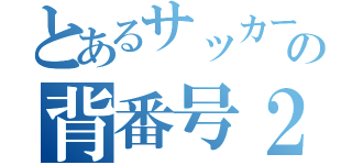 とあるサッカーの背番号２１（）