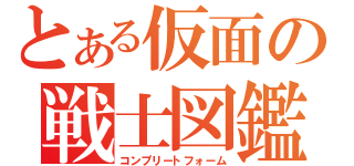 とある仮面の戦士図鑑（コンプリートフォーム）