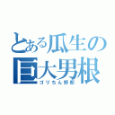 とある瓜生の巨大男根（ゴリちん野郎）