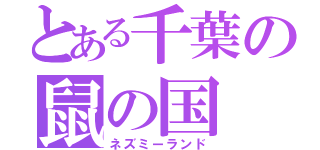 とある千葉の鼠の国（ネズミーランド）