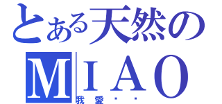 とある天然のＭＩＡＯ（我愛喵喵）