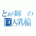 とある輝の巨大乳輪（インデックス）