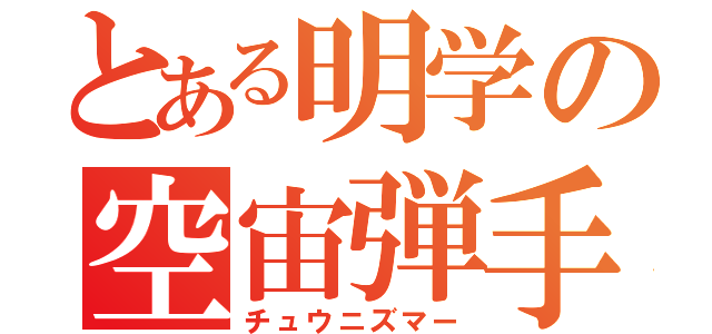 とある明学の空宙弾手（チュウニズマー）