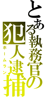 とある執務官の犯人逮捕（ホームラン）