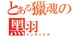 とある獵魂の黑羽（インデックス）