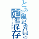 とある風紀委員の定温保存（サーマルハンド）