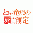 とある竜廃の死亡確定（フルゲート）