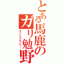 とある馬鹿のガリ勉野郎Ⅱ（タニヘラセンペー）