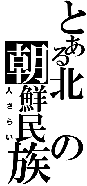 とある北の朝鮮民族（人さらい）