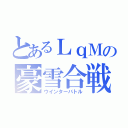 とあるＬｑＭの豪雪合戦（ウインターバトル）