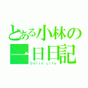 とある小林の一日日記（Ｄａｉｌｙ　Ｌｉｆｅ）