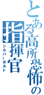 とある高所恐怖症の指揮官（シルバーボルト）