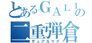 とあるＧＡＬＩＬの二重弾倉（デュアルマグ）