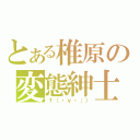 とある椎原の変態紳士（ｆ（・ｖ・；））