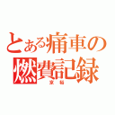 とある痛車の燃費記録（　京裕　）