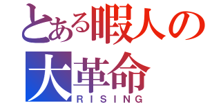 とある暇人の大革命（ＲＩＳＩＮＧ）