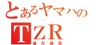 とあるヤマハのＴＺＲ（後方排気）