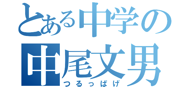 とある中学の中尾文男（つるっぱげ）