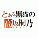 とある黒猫の高坂桐乃（フレンド）