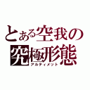 とある空我の究極形態（アルティメット）