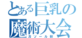 とある巨乳の魔術大会（ガソール杯）