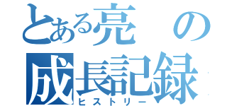 とある亮の成長記録（ヒストリー）