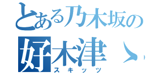 とある乃木坂の好木津ゝ（スキッツ）