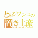 とあるワンコの置き土産（エクスクレメント）