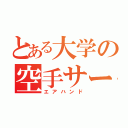 とある大学の空手サークル（エアハンド）